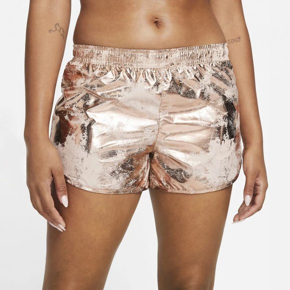 Nike Shorts Nike Metallic Pink Running Shorts Move To Zero Recycled